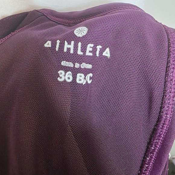 Athleta Marrakesh Side Scrunch Tankin Top Wild Bloom Size 36 B/C - Picture 9 of 11